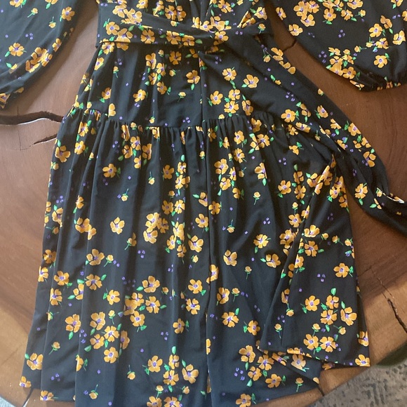 CAbi Debut Wrap Dress in Fiesta Floral (Style 5945), Size M - Picture 6 of 8